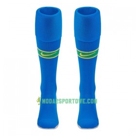 Brazylia Mistrzostwa Świata 2018 Skarpetki Wyjazdowe Niebieski